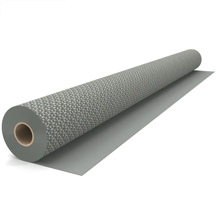 gray-honeycomb-weave-pattern-printed-pvc-tarpaulin-roll-extended-view