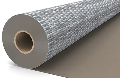 silver-gray-basket-weave-pattern-printed-pvc-tarpaulin-roll-close-view