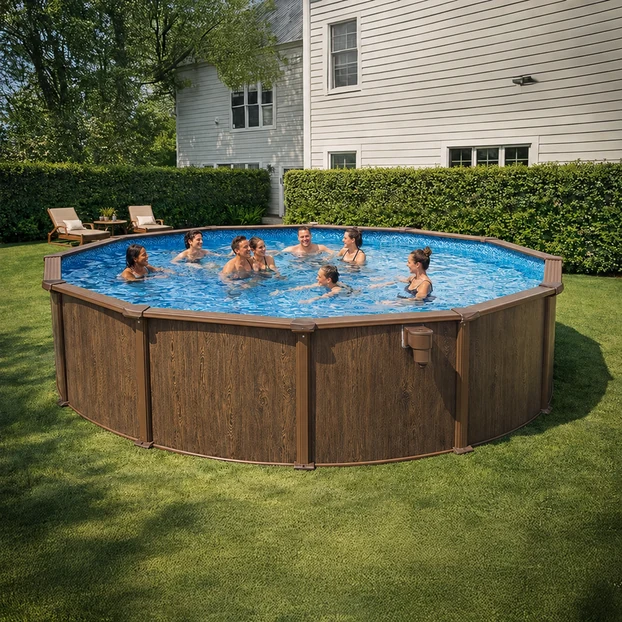 Steel-Wall Above-Ground Pools
