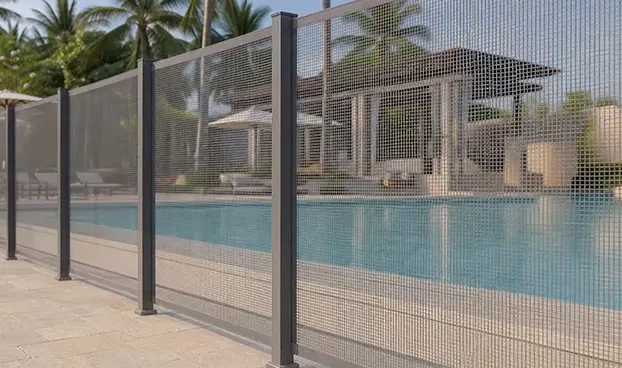 swimming pool safety fence