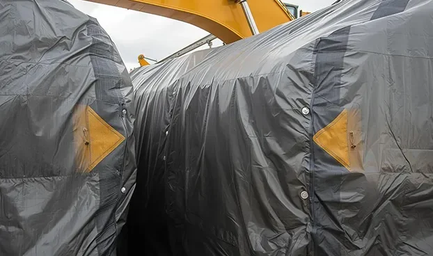 vinyl-equipment-cover-construction